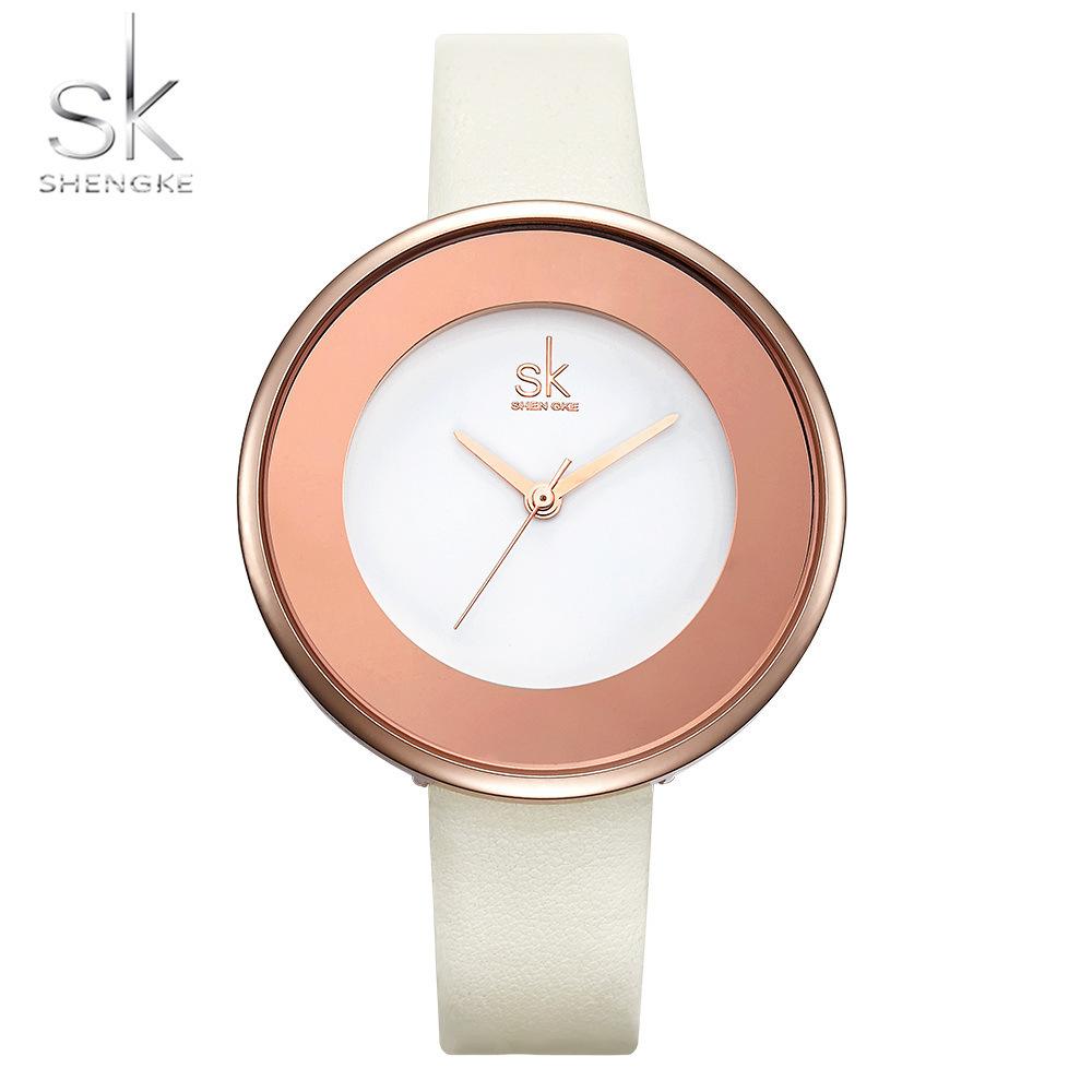 Ladies Watch Fashion Simple Belt Women'S Watch Minimalist Wind Waterproof Quartz Watch 0084