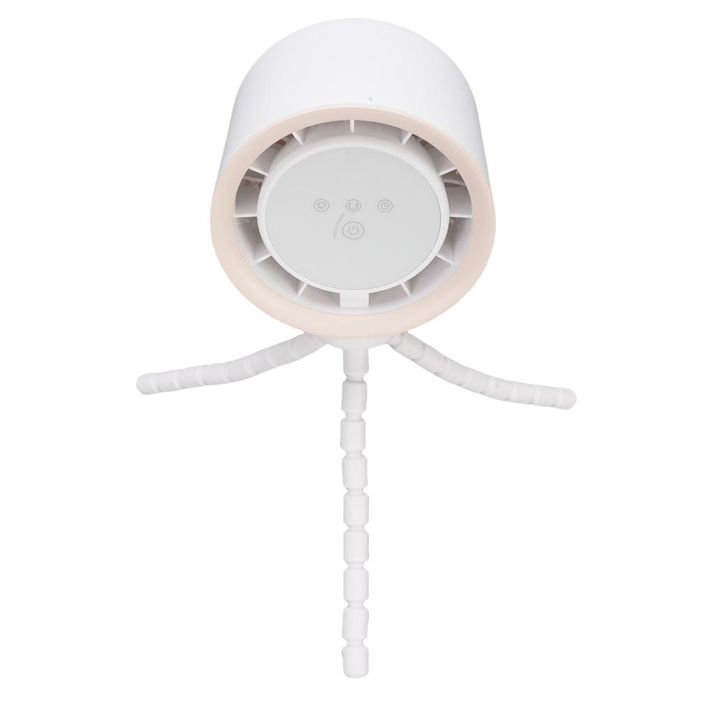 Battery Operated Stroller Digital Diaplay 360 Degree Oscillation Fan Tripod Clip On Flexible Fan 4000mAh