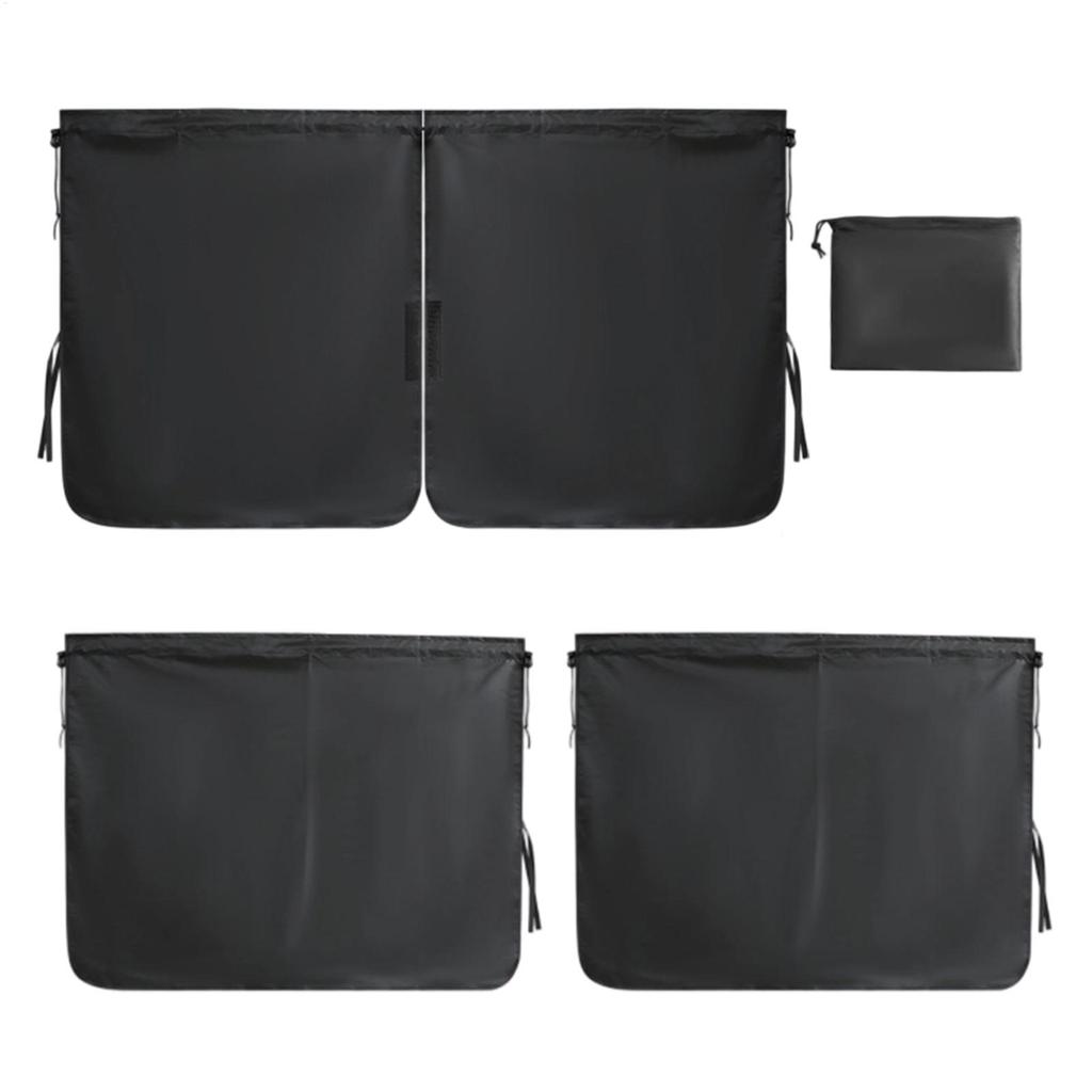 Car Privacy Curtains 3Pcs Universal Car Window Shades Light Blocking Sunshades Screen Covers for Travel Camping Nap Sleeping