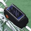 TOURBON Oberrohrtasche für Fahrräder und Rennräder mit Smartphone-Halterung und Perfekt für Radfahren Touchscreen,