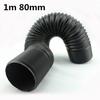 Diameter 80mm Flexible Cold Air Intake Pipe Inlet Hose Tube Duct Kit 1M