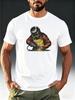 Men's -Themed Short Sleeve T-Shirt - Welder Print Workwear Apparel