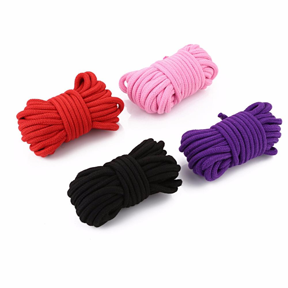 BDSM Bondage Boutique Soft Bondage Rope 5 Metre Sex Toys Supplies Cotton Tied Ropes Bondage Comfortable Kit Harness Sex