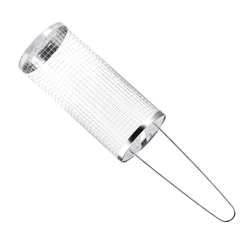 Outdoor Portable Camping Picnic Rotating Rolling Upgrade Grill Cage