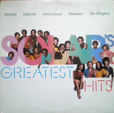 LP Record VARIOUS  Solars Greatest Hits BXL14390 RCA Victor 1982 Canada SoulFunk Used