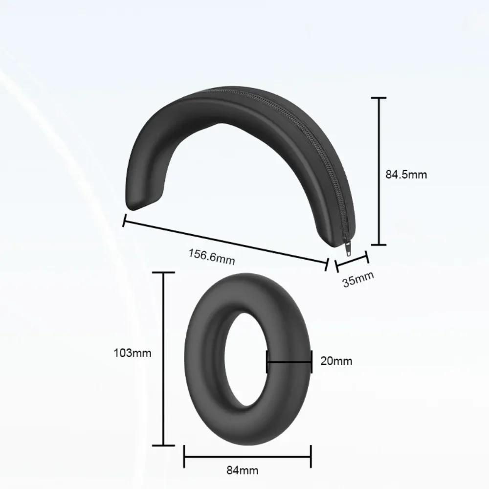Silicone Dustproof Waterproof Headphone Beam for Sennheiser MOMENTUM 4 Headband Cushion Resistant To Dirt Soft Earphone Headband