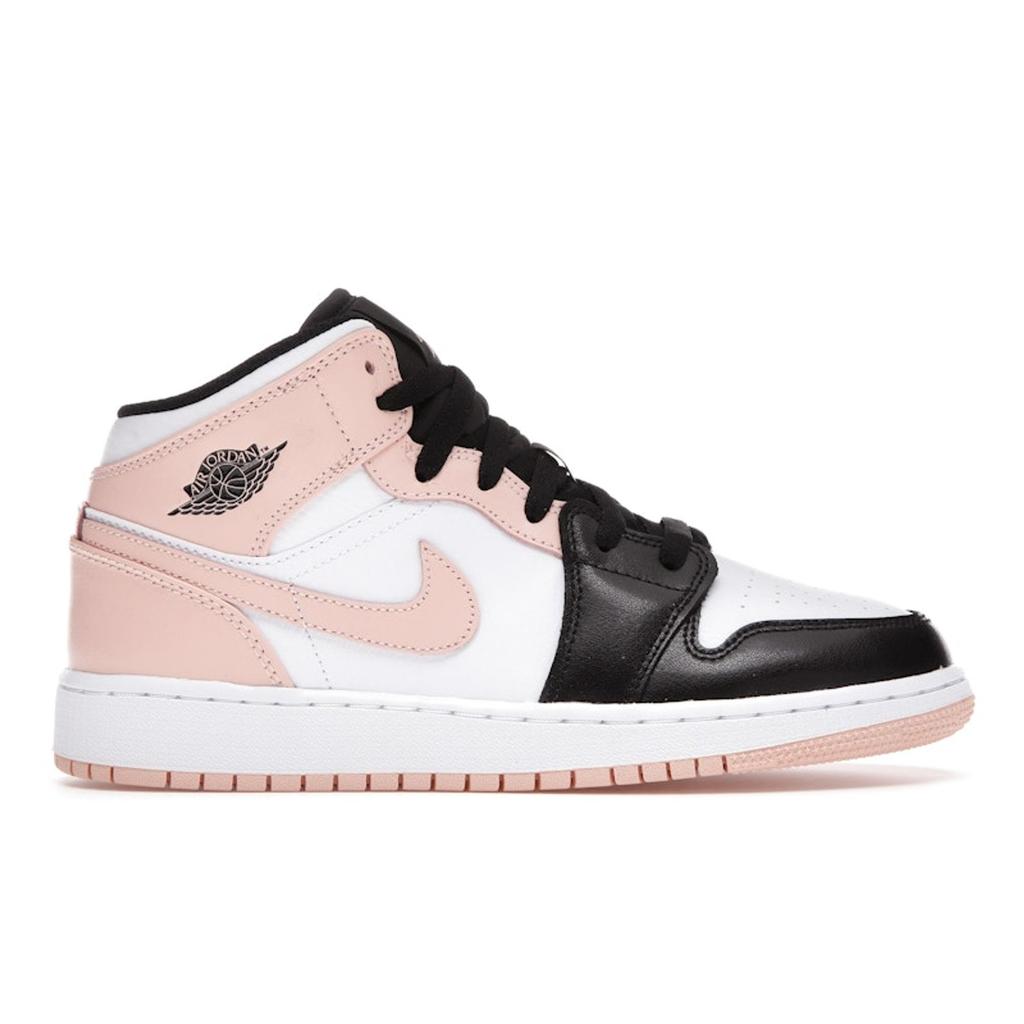 Air Jordan 1 Mid GS Crimson Tint Kids Sneakers Orange White Black 554725-133