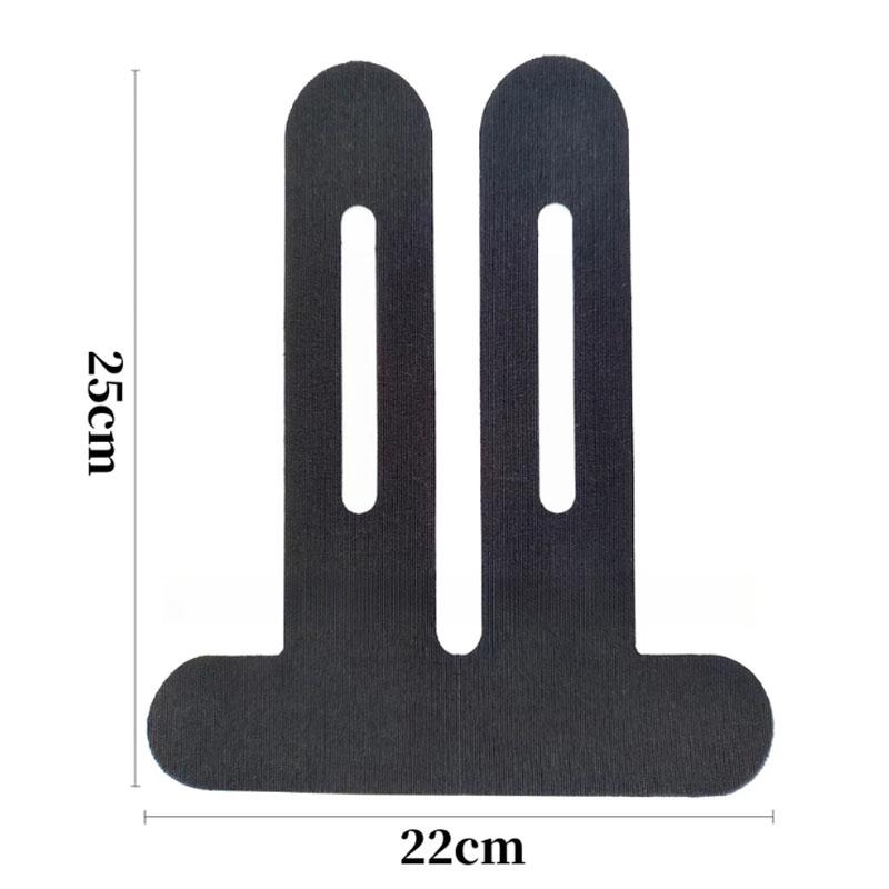 

5/16 шт. Предварительно нарезанная кинезиологическая лента Хлопковая спортивная лента для поддержки колена Стабильность 5Pcs чёрный