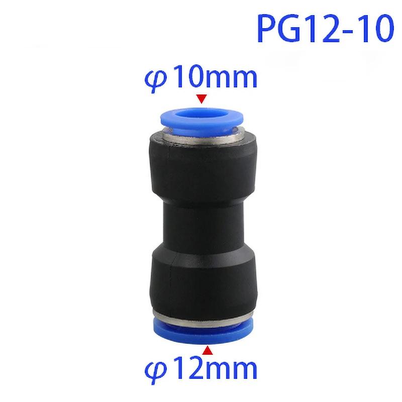Pu Pneumatic Fittings Plastic Connector PG 4mm 6mm 8mm 10/12/14mm 16mmAir Water Hose Tube Push In Straight Gas Quick Connectors