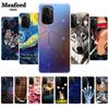 Für Poco F3 Smartphone-Hülle M2012K11AG Mode Weiche Rückseite Funda Hülle für Xiaomi Poco F 3 Blumenmuster Silikon TPU Klare Abdeckung