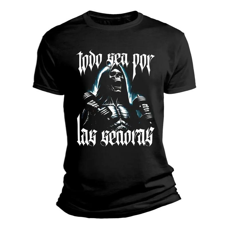 Playera Graciosa Calacas Chidas Gym Todo Sea Por Las Se?oras S разноцветный