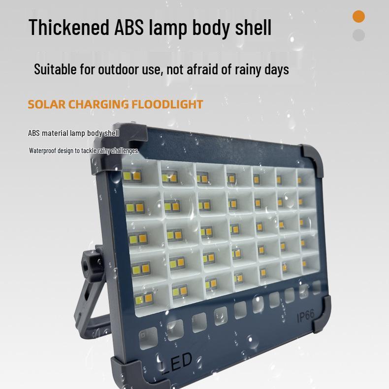 Rongshen Solar Floodlight & Camping Handheld Lamp for Outdoor Emergency