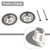 2 Set Bath Hole Repair Kits Including Spares and Screws for Easy Use