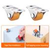 4pcs Mini Furniture Casters Easy To Install Rubber Wheel  Floor Protections for Easy  Movement Of Small Furniture