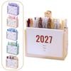 3 Grids Makeup Brush Holder Space-Saving Pencil Storage Box  Tabletop Decor