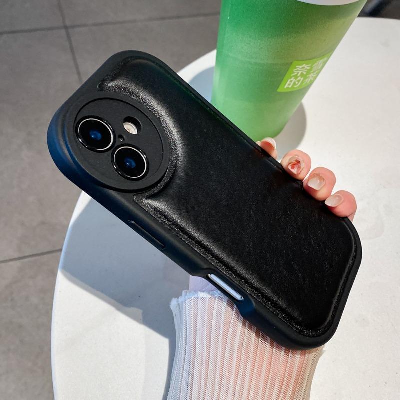 Luxury Matte Cortex Phone Case For iPhone 11 12 13 14 15 16 Pro Max Plus Shockproof Bumper Back Cases Cover