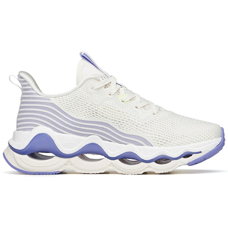 Anta Martian Foam Low-Top Running Shoes Women's White Purple Sneakers 122225582-1