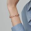 Square Clip Chain Bracelet ELBRBB084