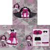 Monster High Draculaura Cosplay Costume For Halloween Vampire Lolita Short Skirt For Women
