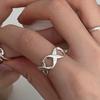 Fashionable Sleek And Adjustable Copper Ring For Women With Unique Minimalist Elements Geometric