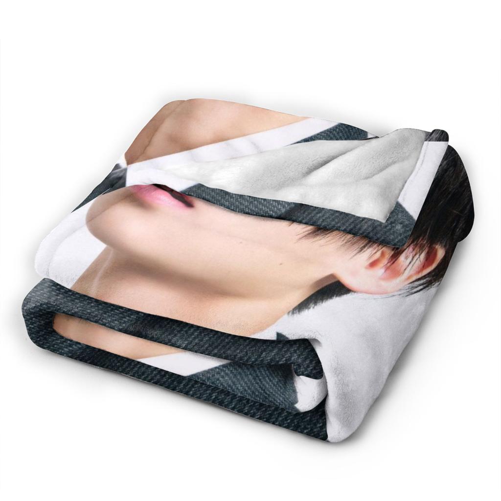 Ald1 Sangwon Bedding Throws Soft Graphic Blankets For Living Room Travel Car Flannel Bedspread Bed Cover