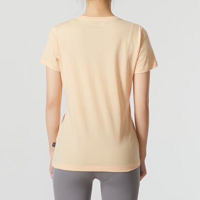 (WMNS) PUMA Essentials Logo T-Shirt 'Yellow Silver' Women's 682140-45