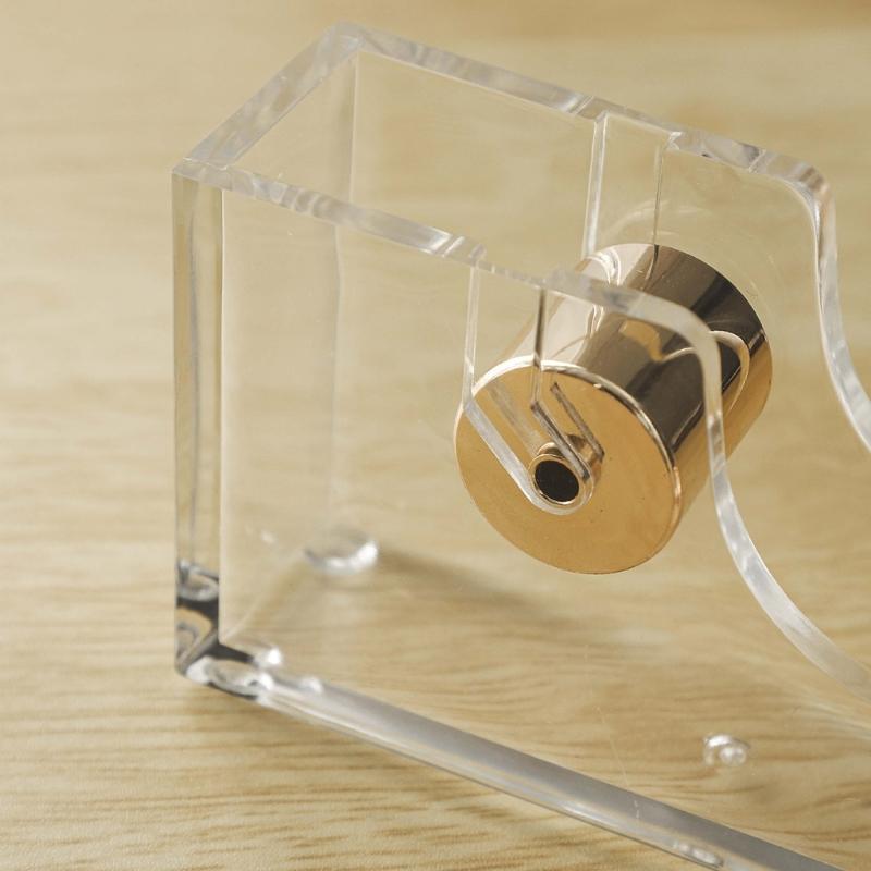 Acrylic Tape Dispenser Tape Dispenser Desk Office Desk Supplies Tape Holder Desktop Tape Dispenser Organier