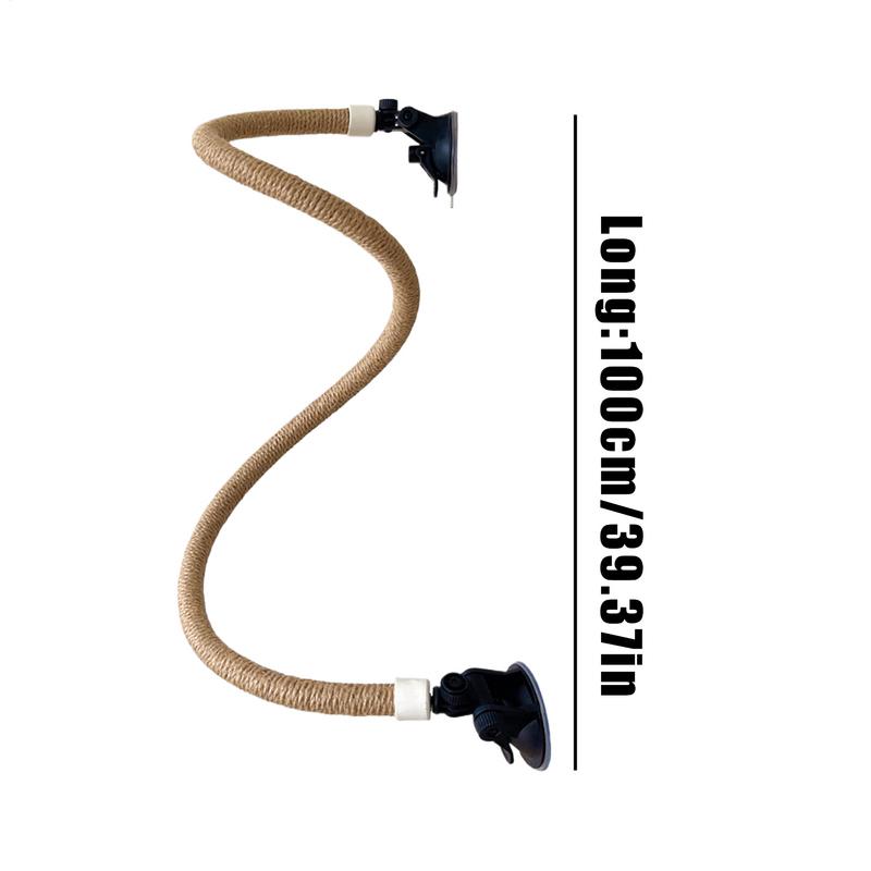 Bird Perch Toy Bendable Rope Perch Stand Portable Grinding Stick Training Toys Birdcages Accessories For Small And Medium Birds