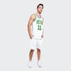 Nike Maillot NBA Saison 18-19 Kyrie Irving Boston Celtics City Edition Homme Hauts Blanc Vert AJ4596-101