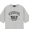 We11done College Element Versatile Casual Short Sleeve T-Shirt Unisex Tops WD-TT2-25-743-U-MG