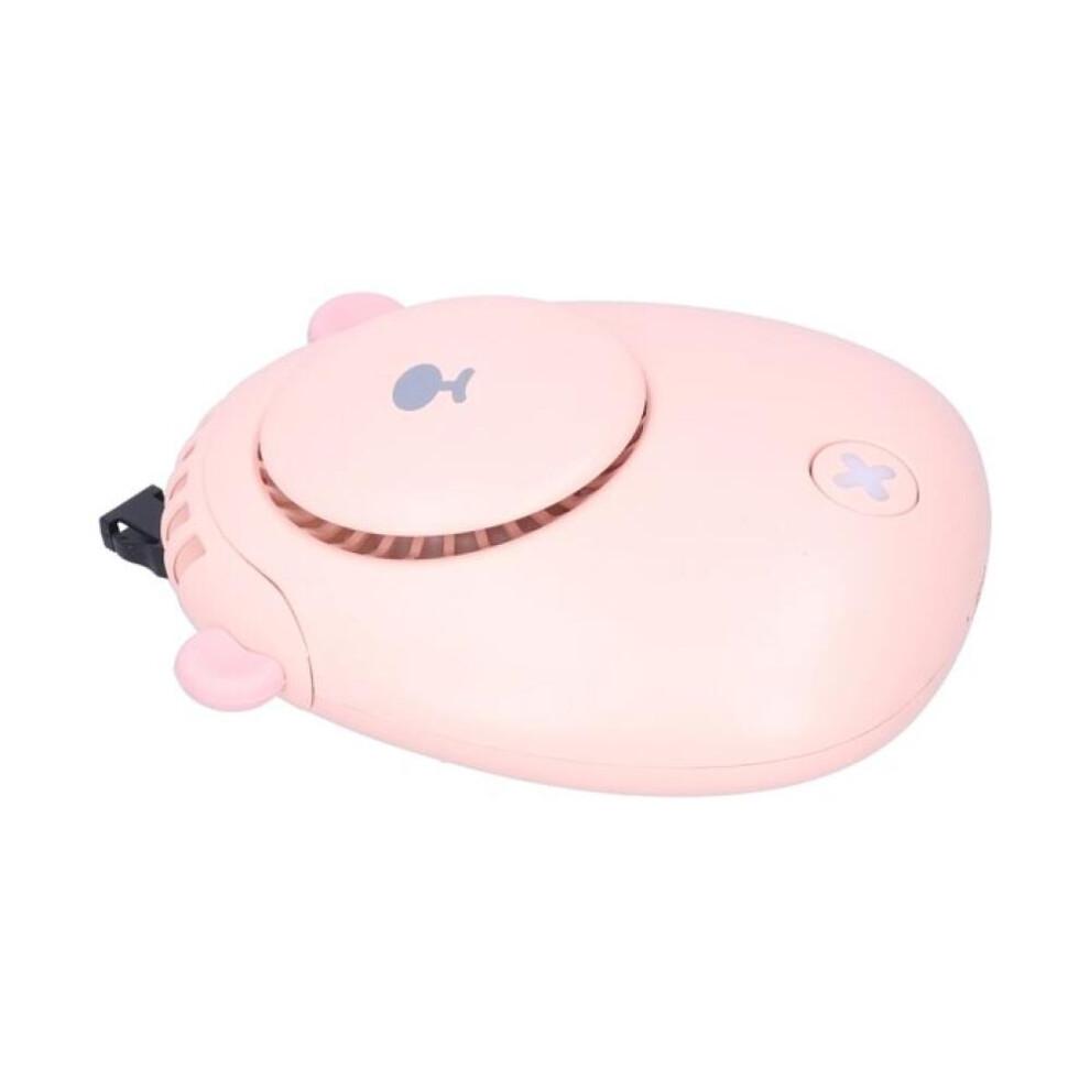 Mini elektrische ventilator, draagbare nekventilator met 3 snelheden, USB-opladen, voor de zomer, doe-het-zelf accessoires