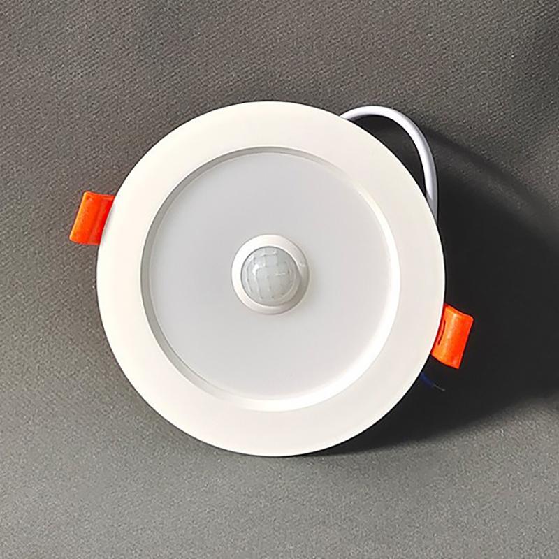 Motion Sensor Spot Led Downlight Lamparas 220V Ceiling Light 5W 7W 9W Warm/Cold White Panel Light For Hallway Stair Depot