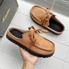 Mode Atmungsaktive Herren Halbslipper Einfache Leder-Muleschuhe Loafer Handgefertigt Herren Bequeme Ballerinas Freizeitschuhe für den Sommer Weiche Freizeitschuhe