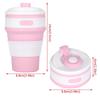 Portable Mini 350ml Silicone Collapsible Coffee Cup Folding Reusable Camping Mug