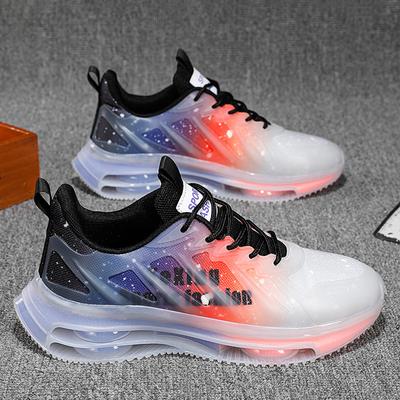 Dad Shoes Men's Spring Air Cushion Shock Absorption Platform Non-slip Running Shoes 2025 Student Large Size Casual Sports Shoes 4647