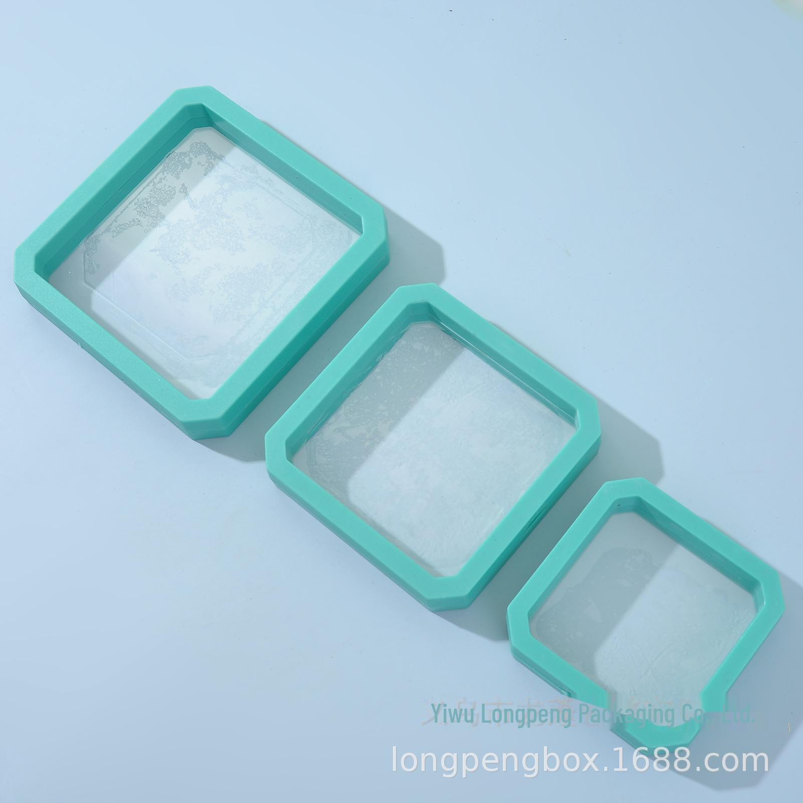 

Преміальна восьмикутна прозора скринька для ювелірних виробів з поліетилену для браслетів та намист