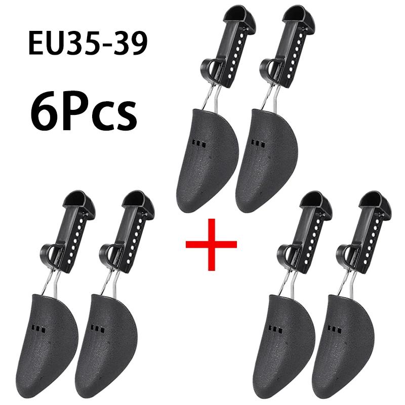 Portable Shoe Tree Shapers Unisex Adjustable Length Shoe Trees for Sneakers - Plastic Shoe Stretcher - Anti-Deformation 2/4/6Pcs