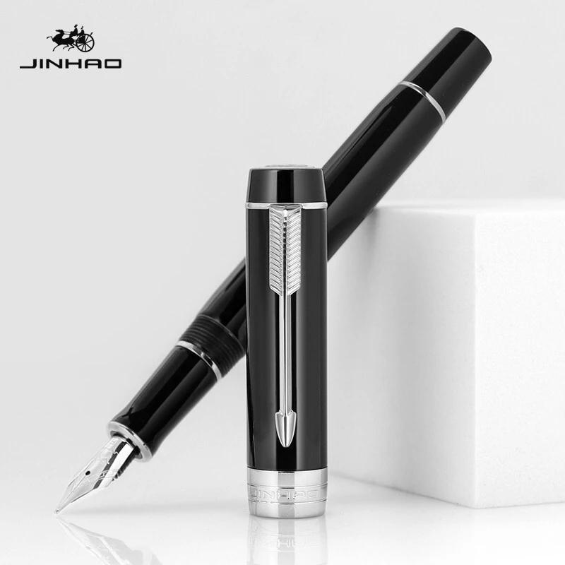 Jinhao 100 Little Centennial Resin Fountain Pen F Nib with Converter Business Writing Ink Pens Stationery School Office Supplies
