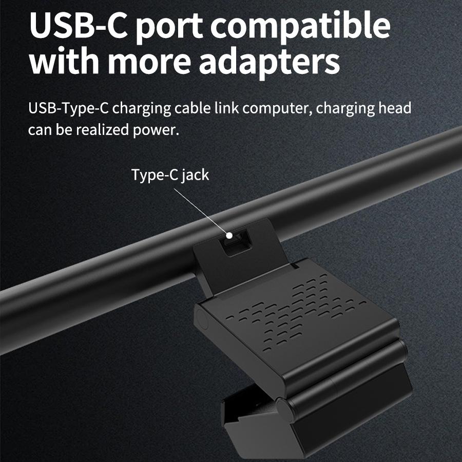 42CM LED Desk Lamp PC Computer Screen Hanging Monitor Light Bar Wireless Remote Control Stepless Dimming For Bedroom Study Room