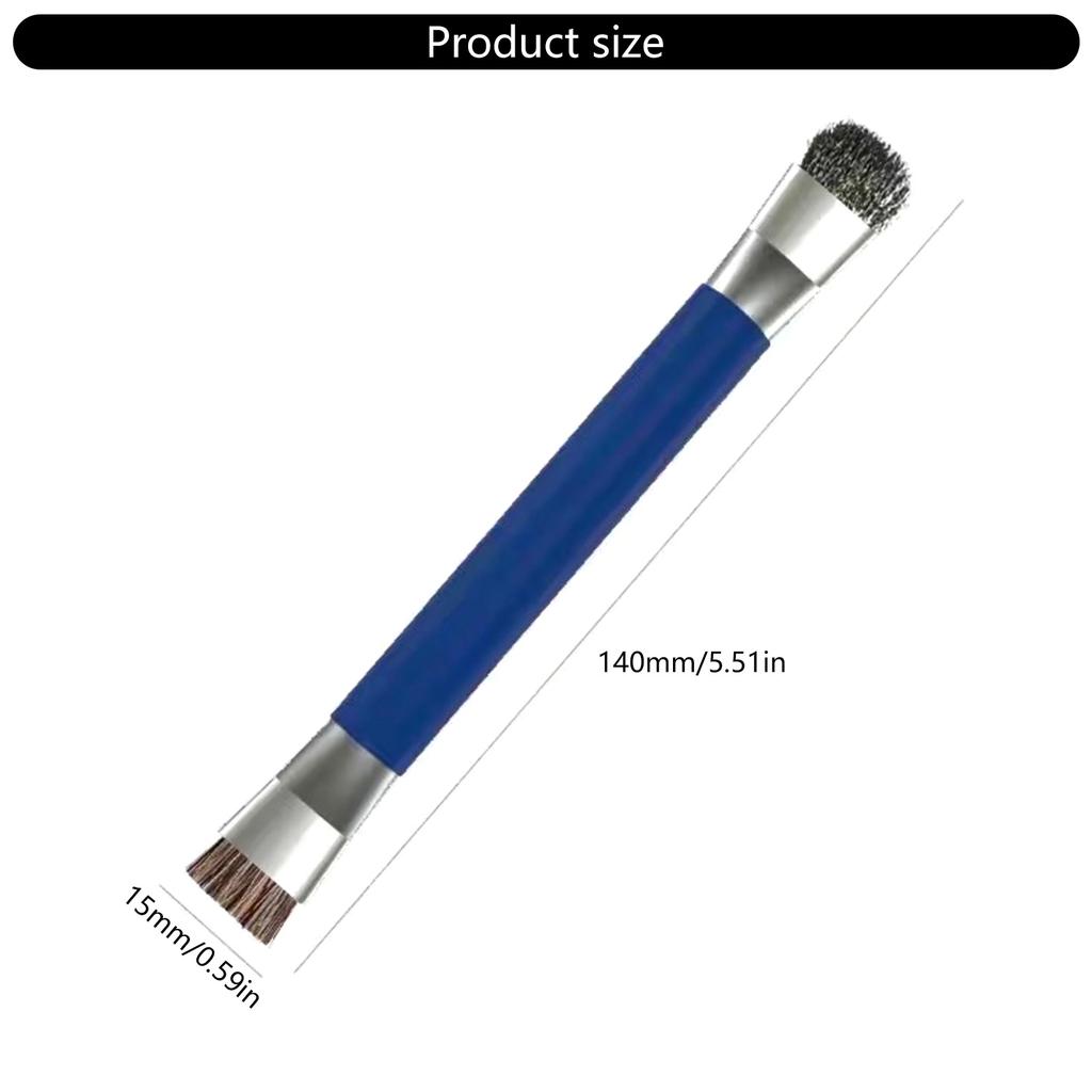 Anti-Static ESD Safe Double Headed Brush Circuit Board Repair for IC Chip PCB Welding Mobile Phone/Computer Mainboard