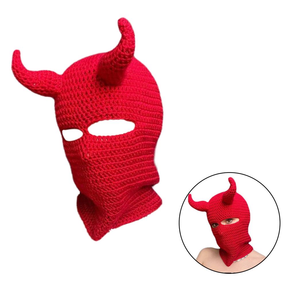 Winter Face Mask Ski Mask Warm Knitted Balaclava for Men Womens Windproof Face Cover for Outdoor Party