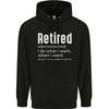 Retired Definition Funny Retirement Hoodie