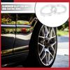 Universal 67.1 To 54.1 Mm Car Hub Centric Rings Wheel Bore Spacer Pack of 4
