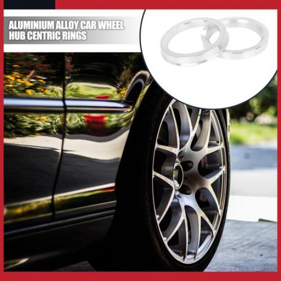 Universal 67.1 To 54.1 Mm Car Hub Centric Rings Wheel Bore Spacer Pack of 4