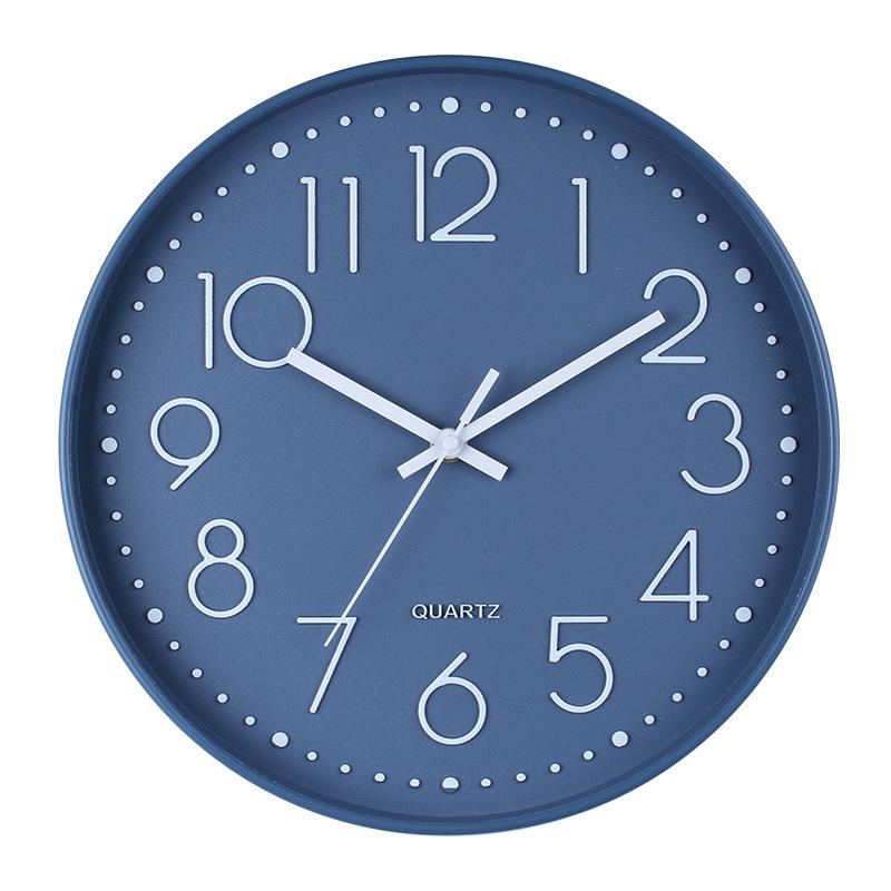 12-inch 30CM Silent Quartz Wall Clock Creative Fashion Home Living Room Clock Three-dimensional Simple Clock