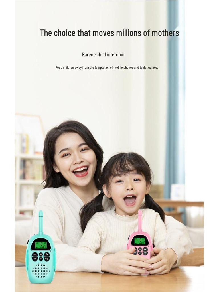 Mini DJ100 Cross-Border Walkie-Talkie: 3km Range, Parent-Child Interactive Educational Toy