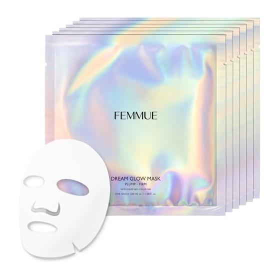 FEMMUE Маска для сияния кожи Dream Glow Mask PF [Хари] Цитрусовая маска для лица Маска для лица В индивидуальной упаковке Увлажняющая Оригинальный японский продукт 30 мл x 6 штук