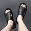 Fashion Sandals For Men 2024 New Fashion Summer Anti Slip Soft Sole Retro Dual Purpose Sandals And Slippers Outdoor Beach Shoes For Men