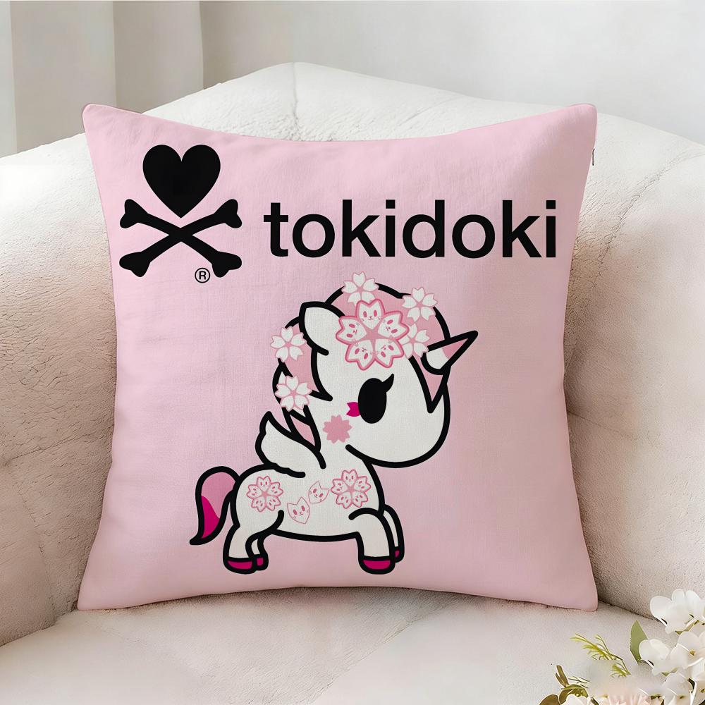 Ttokidokis Animation Pillow Case Pillowcase Doublesided Printed Sofa Cushion Bedroom Headboard Pillow