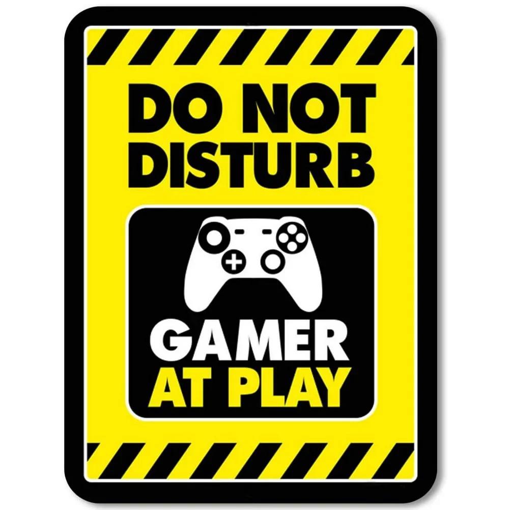 Eat Sleep Game Repeat Metal Tin Signs Posters Plate Wall Decor for Garage Game Room Bars Man Cave Cafe Clubs Retro Poster Plaque